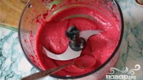 холодные пирожные из вишни в тарталетках