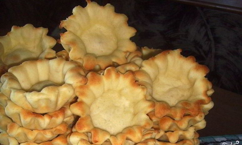 Рецепт тарталеток без начинки