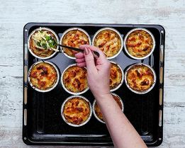 Тарталетки из картофеля с курицей