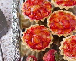 Тарталетки с клубникой