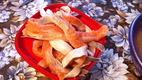 тарталетки с красной рыбой