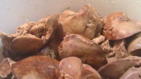 тарталетки с куриной печенью