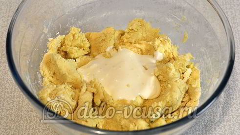 тарталетки с курицей и апельсином