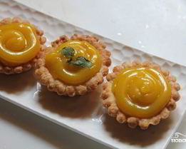 Тарталетки с лимоном