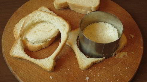 тарталетки с яйцом пашот