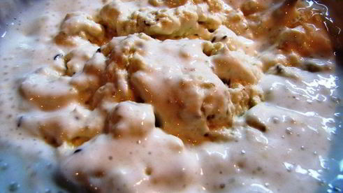 тарталетки сырные с грибами