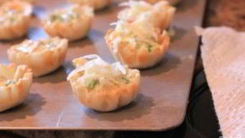 закуска в тарталетках с семгой