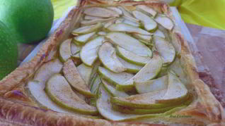 Деревенский яблочный тарт