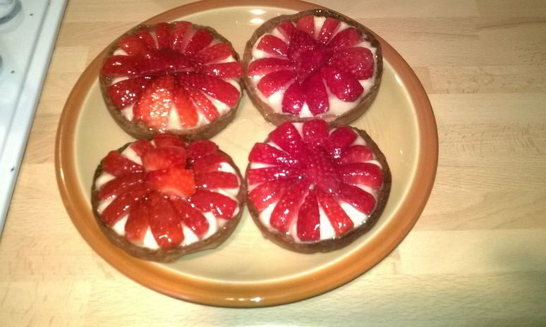 Рецепт клубничного тарта tarte aux fraises