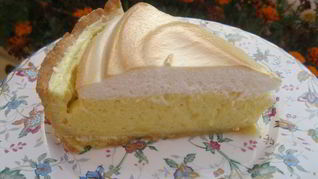 Лимонный тарт с меренгой