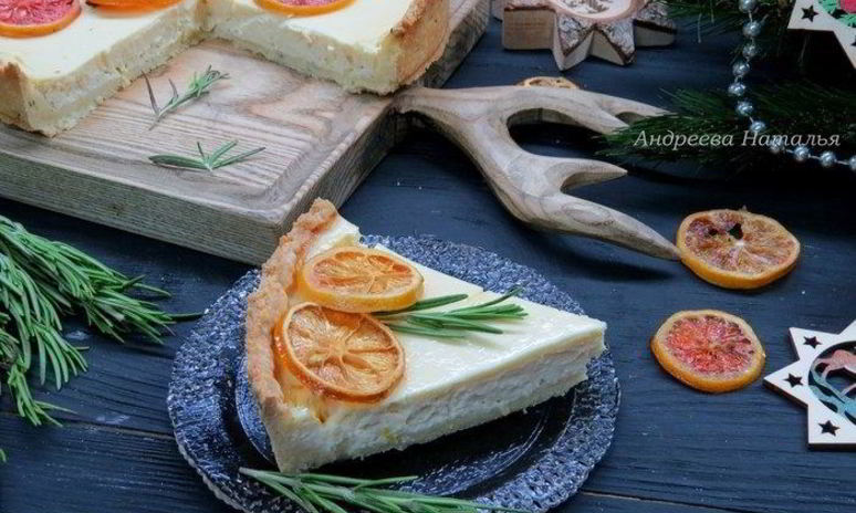 Рецепт лимонного тарта с розмарином