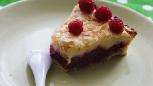 малиновый тарт со сливочной заливкой