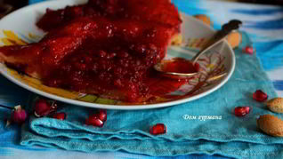 Малиновый тарт татен