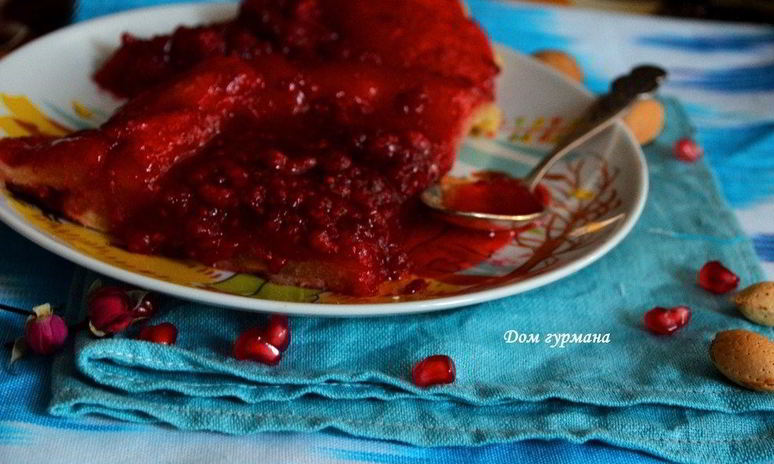 Рецепт малинового тарта татен