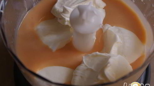 миндальный тарт с шоколадно-грейпфрутовым кремом