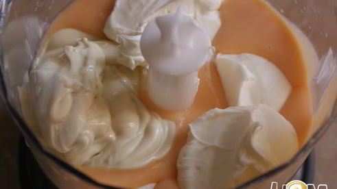 миндальный тарт с шоколадно-грейпфрутовым кремом