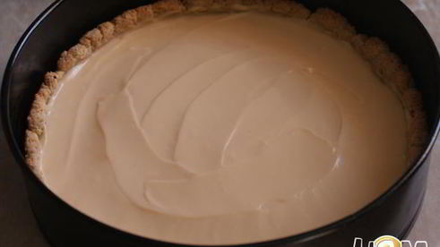 миндальный тарт с шоколадно-грейпфрутовым кремом