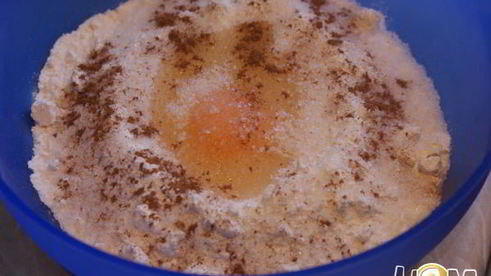 миндальный тарт с шоколадно-грейпфрутовым кремом