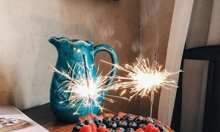 Рецепт нежного миндального тарта с ягодами