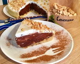 Шоколадно-арахисовый тарт Мужская страсть