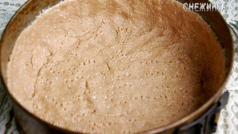 шоколадно-творожный тарт-суфле с малиной