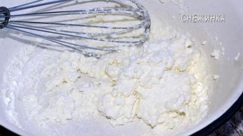 шоколадно-творожный тарт-суфле с малиной