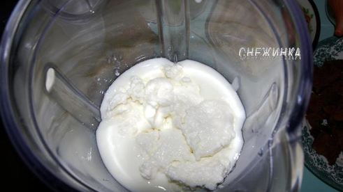 шоколадно-творожный тарт-суфле с малиной