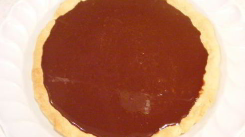 шоколадный тарт с бананами блаженство