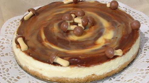 сливочный тарт с карамелью