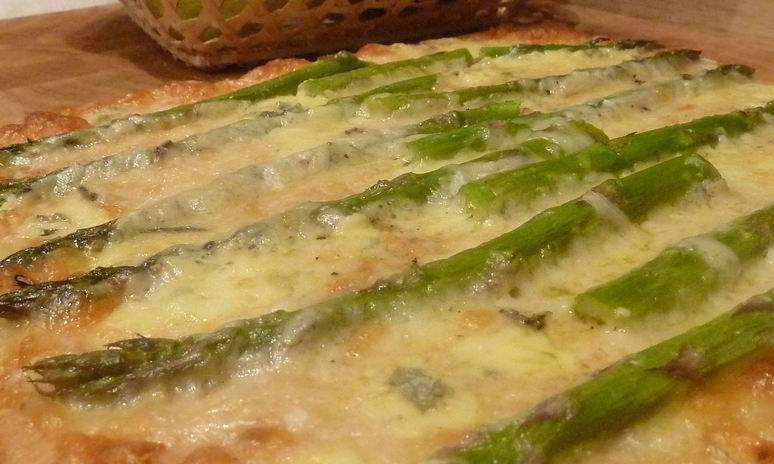 Рецепт тарта из спаржи