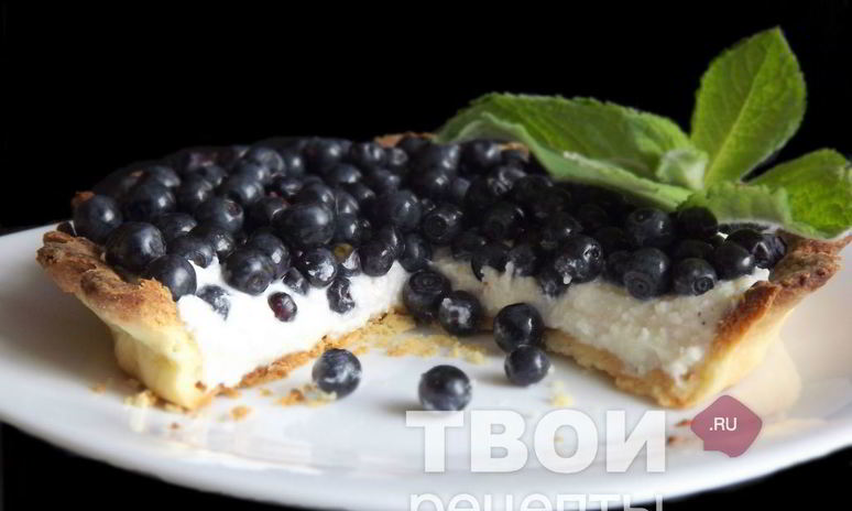 Рецепт тарта с черникой и рикоттой