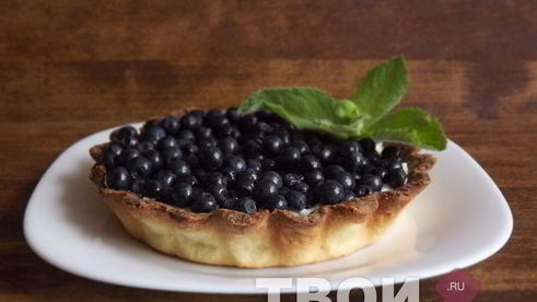 тарт с черникой и рикоттой