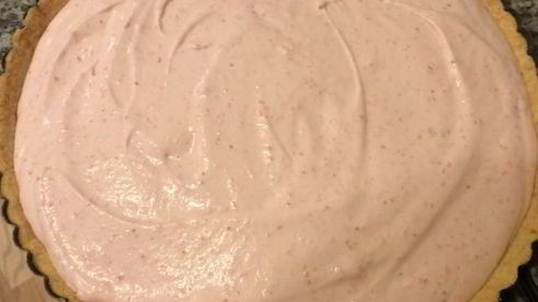 тарт с клубничным муссом