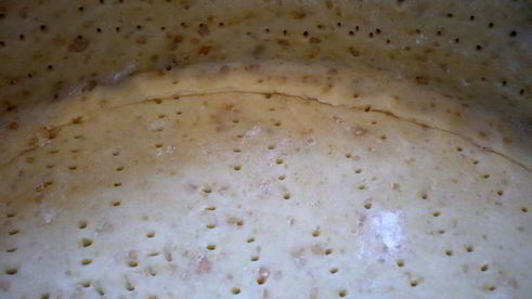 тарт с красной чечевицей и кокосом