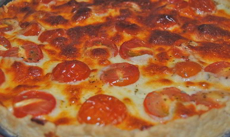 Рецепт тарта с помидорами и сыром