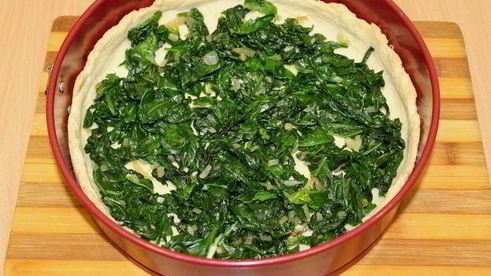 тарт со шпинатом