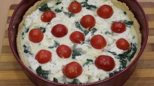 тарт со шпинатом