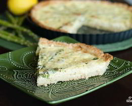 Тарт со спаржей