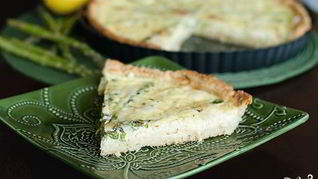 Тарт со спаржей