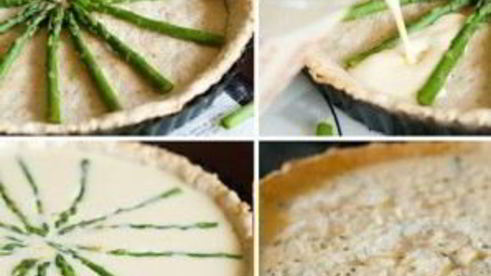 тарт со спаржей