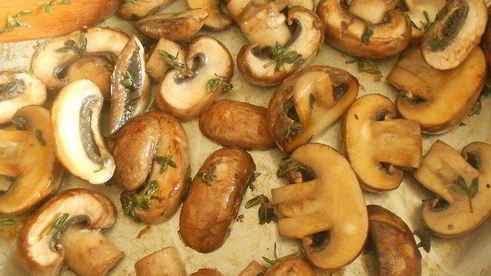 тарты с грибами и грецкими орехами