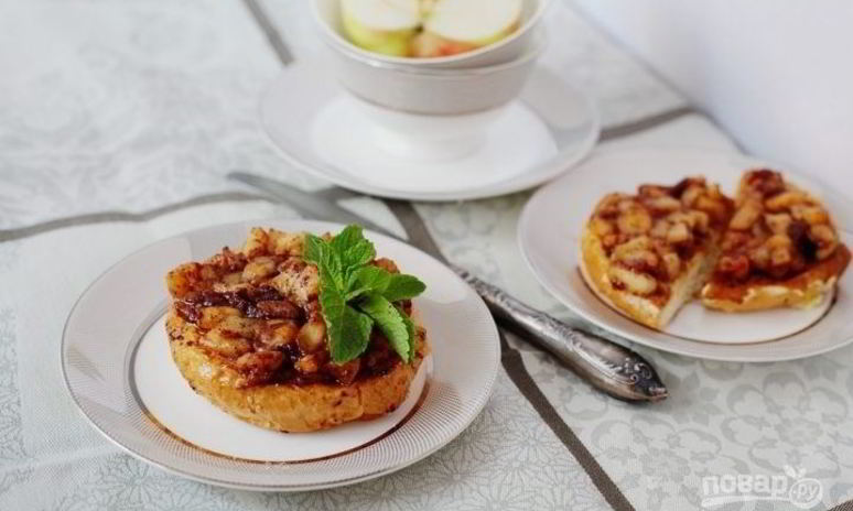 Рецепт французских тостов с яблоками