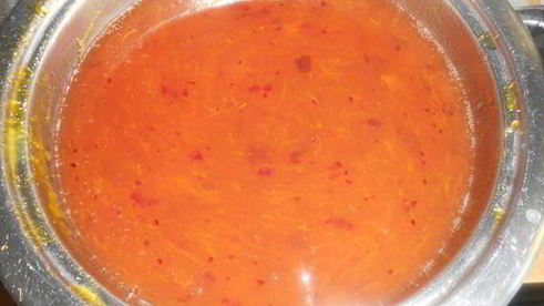 тыквенно-клюквенное желе