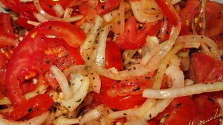 Вкусная закуска из помидор