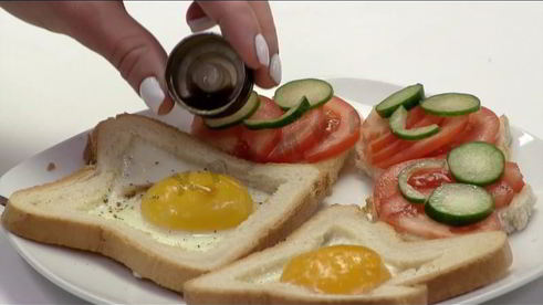 идеальная яичница для любимой на 8 марта