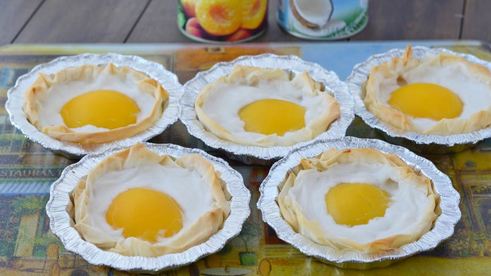 постный десерт яичница