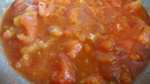 шакшука — яичница с помидорами