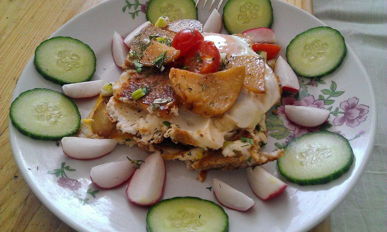 Рецепт яичницы королевской