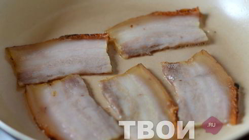 яичница с беконом