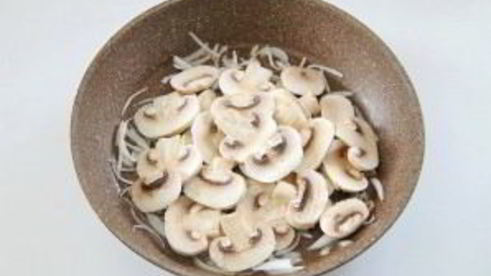 яичница с грибами